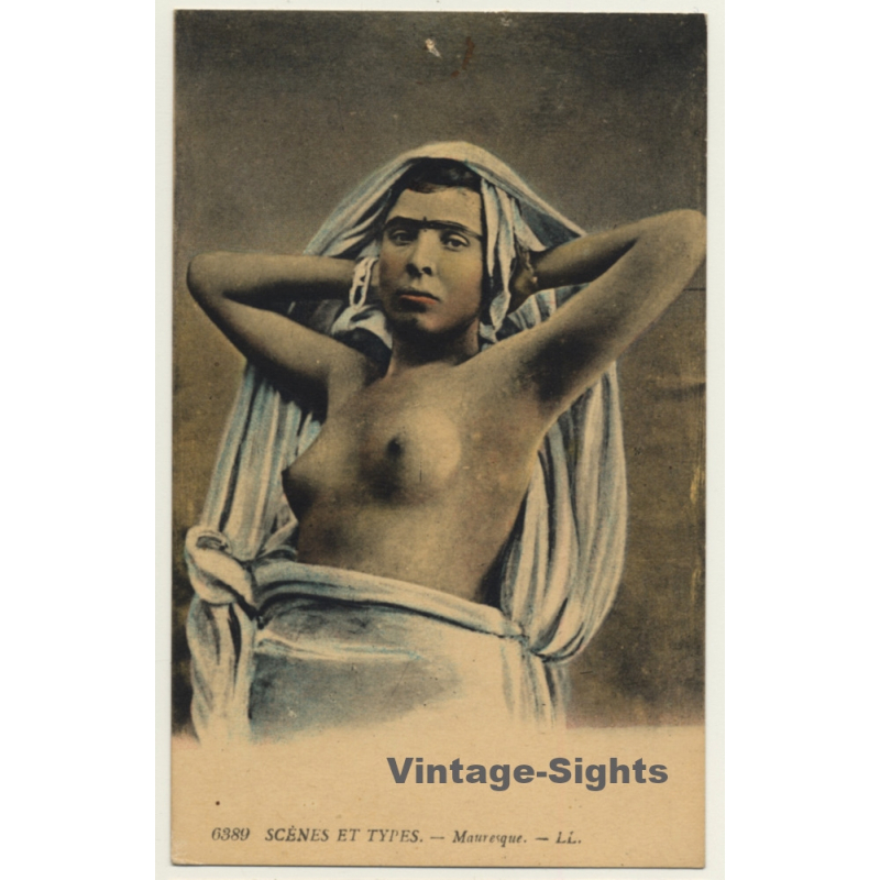 Scènes Et Types 6389: Mauresque / Topless - Risqué - Ethnic (Vintage PC LL.)
