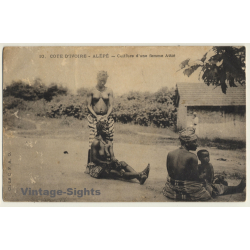 Alépé / Cote D'Ivoire: Culture D'Une Femme Attié / Risqué - Ethnic (Vintage PC 1907)