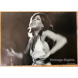 Great Take: Tina Turner on Stage (Vintage Concert Poster 1970s)