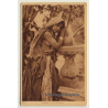 Lehnert & Landrock N° 205: Fillette À La Fontaine / Risqué - Ethnic (Vintage PC ~1920s)