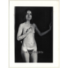 Jerri Bram (1942): Natural Nude Woman In Doorway / Tan Lines (Vintage Photo ~1970s/1980s)