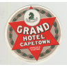 Grand Hotel - Capetown / South Africa (Vintage Luggage Label)