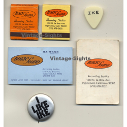 Ike Turner / Bolic Sound: Plectrum, Matchbooks & More (Scarce Vintage Memorabilia Set 1970s)