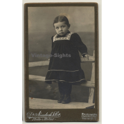 Neudeck & Co / Reutlingen: Portrait Of Baby Girl (Vintage CDV...