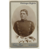 Gustav Bopp / Weingarten: Soldier - Uniform - Haircut (Vintage CDV / Carte De Visite ~1880s/1890s)
