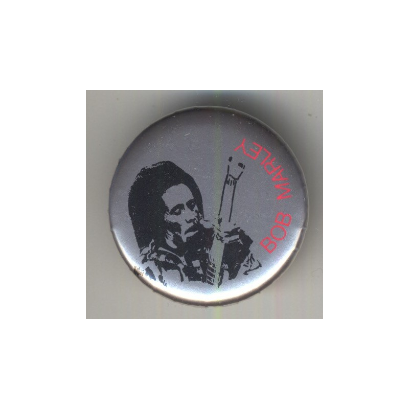 Bob Marley (Vintage Pinback Button Badge 1980s)