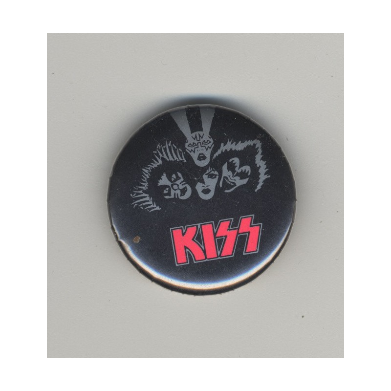 Kiss - Rock And Roll Over (Vintage Pinback Button Badge)