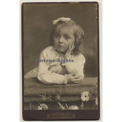 Atelier Apollo - F. Prügel / Dresden: Portrait Of Sweet Little Baby Girl (Vintage...