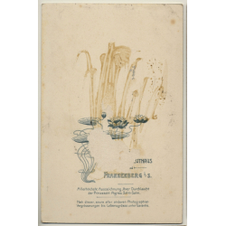 Schulte-Heuthaus / Frankenberg: Wedding Couple / Top Hat (Vintage Cabinet Card ~1910s/1920s)