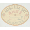 The Asia Hotel / Hong Kong (Vintage Luggage Label)