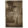 Slim French Nude / Transparent Cloth - Belle Epoque (Vintage RPPC ~1910s/1920s)