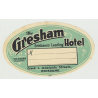 The Gresham Hotel - Brisbane / Australia (Vintage Luggage Label)