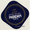 Tokyo / Japan: Hotel Pacific Meridien (Vintage Self Adhesive Luggage Label / Sticker)