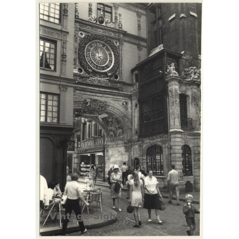 Strasbourg / France: Downtown - Street Scene - Facades (Vintage Photo 1960s)