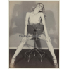 Photo Art: Blonde Nude On Office Chair*1 / Legs (French Master Photo 60s/70s)