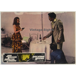 Polvora Negra - Black Gun / Jim Brown & Martin Landau (Vintage Cinema Display 1972)