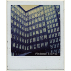 Photo Art: Inner Courtyard - Facade (Vintage Polaroid SX-70 1980s)