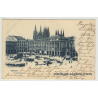 09003 Burgos / Spain: Plaza Mayor (Vintage Postcard)