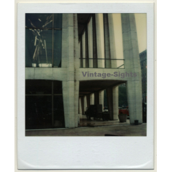 Photo Art: Modern Building Facade / Architecture (Vintage Polaroid SX-70 1980s)