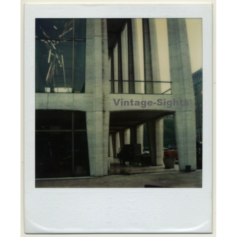Photo Art: Modern Building Facade / Architecture (Vintage Polaroid SX-70 1980s) Photo Art: Modern Building Facade / Architecture (Vintage Polaroid SX-70 1980s)