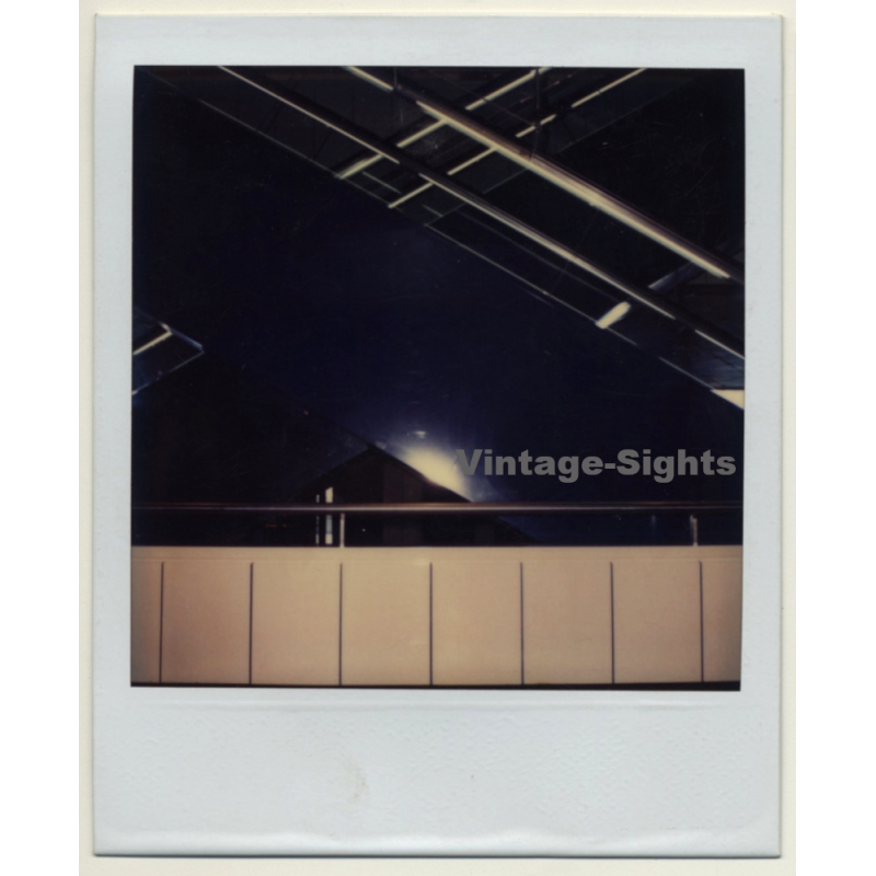 Photo Art: Escalators / Handrail (Vintage Polaroid SX-70 1980s)