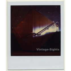 Photo Art: Modern Staircase - Design (Vintage Polaroid SX-70 1980s)