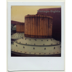 Photo Art: Industrial Tanks / Wooden Barrels (Vintage Polaroid SX-70 1980s)