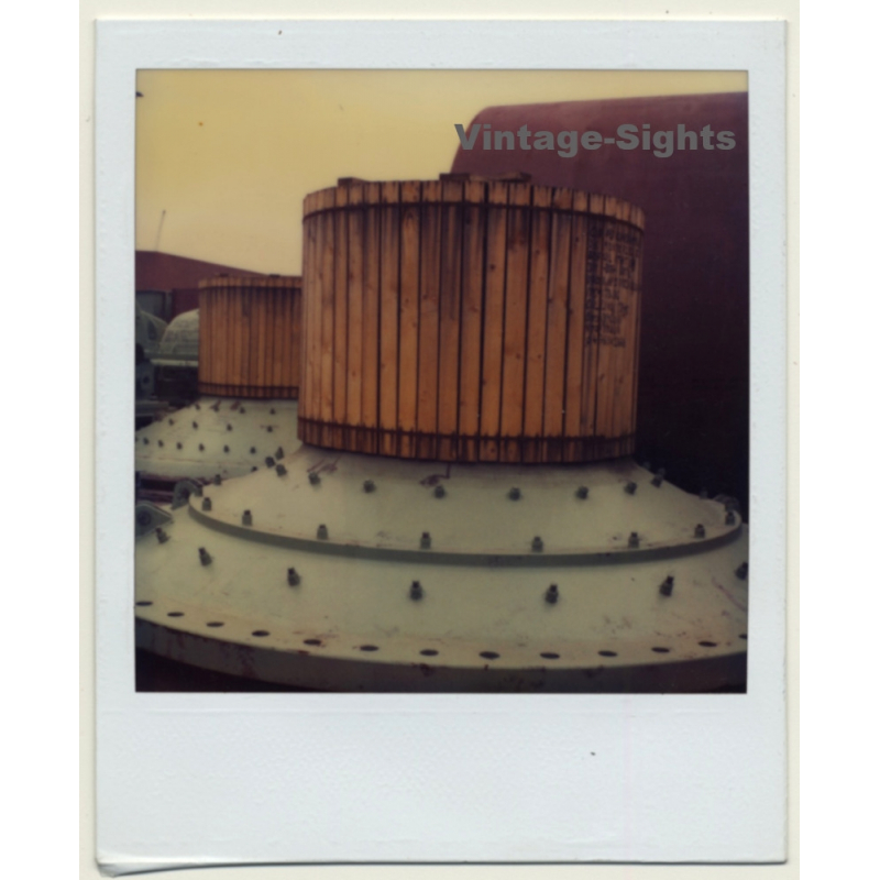 Photo Art: Industrial Tanks / Wooden Barrels (Vintage Polaroid SX-70 1980s) Photo Art: Industrial Tanks / Wooden Barrels (Vintage Polaroid SX-70 1980s)