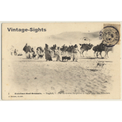 Taghit / Algeria: Extrème-Sud Oranais - Caravan - Berber - Camels (Vintage PC 1910s)