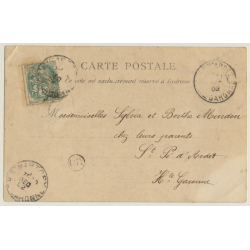 Biskra / Algeria: Dans Un Fondouk / Camels - Berber (Vintage PC 1902)