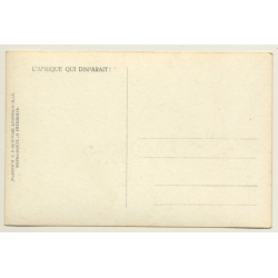 C.Zagourski / Chad: Xylofone Chez Les Sarra / L'Afrique Qui Disparait (Vintage RPPC ~1930s/1940s)