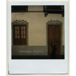 Photo Art: Shadow On The Wall (Vintage Polaroid SX-70 1980s)