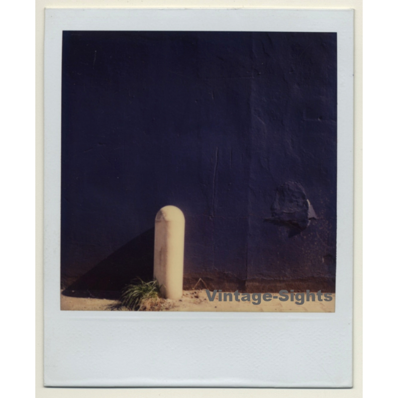 Photo Art: Balearic Impression / Wall - Pole (Vintage Polaroid SX-70 1980s)