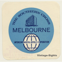 Melbourne / Australia: The Southern Cross Intercontinental Hotel (Vintage Luggage Label)