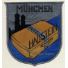 München - Munich / Germany: Hotel Haustein (Vintage Luggage Label)