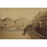 Bonn / Germany: Marktplatz - Rathaus / Market Place - City Hall (Vintage Albumen Silver Print ~1900s)