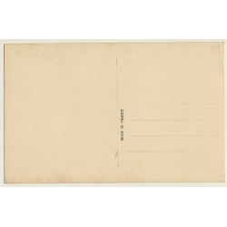 SOL Studio 3227: Sitting French Nude / Boob Flash - Boudoir (Vintage RPPC ~1910s/1920s)