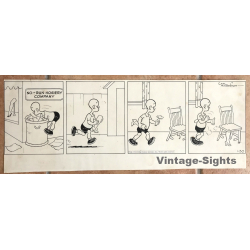 Carl Anderson: Henry - No-Run Hosiery Company (Vintage Comic Strip Art 1947)