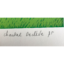 Chantal Decléve: Chou De Nuit - Lim.Ed. 113/120 (Vintage Lithography 1975)