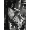Jerri Bram (1942): Beautiful Pregnant Woman On Kitchen Sink (Vintage Photo ~1970s)
