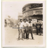 N.Y. / USA: 3 Cool Buddies In Front International Casino / Milton Berle (Vintage Photo 1939)