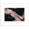 R.Folco: Close-up Of Womans' Legs In Nylons / Stockings (Vintage Photo France 1980s)