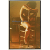 R.Folco: Nude Study Of Female On Chair (Vintage Photo France 1980s)