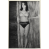 Busty Darkhaired Semi Nude Maid In Bondage / BDSM (Vintage Photo 1964)