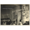 May 1968 - Paris: Protest Posters On Facade*4 / CRS SS (Vintage Photo)