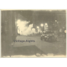 May 1968 - Paris: Street Riots - Smoke - VW Beetle*2 (Vintage Photo)