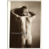 Jerri Bram (1942): Rear View Of Nude Blonde Woman (Vintage Photo ~1970s)