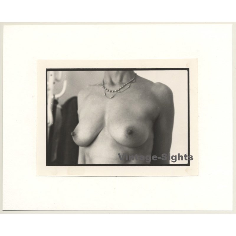 R.Folco: Upper Torso Of Nude Female / Boobs (Vintage Photo France 1970s)