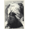 2 Semi Nudes In Lesbian Encounter*4 / Butt - Risqué (Vintage PC ~1970s)