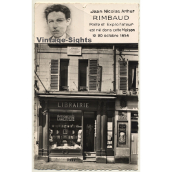 Arthur Rimbaud (1854-1891) / Poet: Birthplace Charleville (Vintage RPPC)